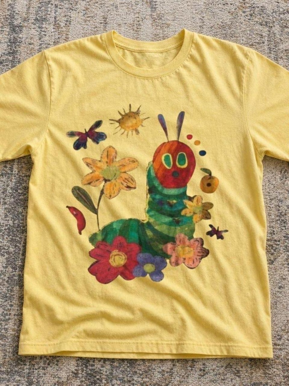 Gildan Daisy Caterpillar & Flower Graphic Tee